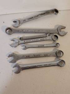 lot 81 image: Mixed Brand Combination Wrenches Set - Craftsman, Pittsburgh, Great Neck