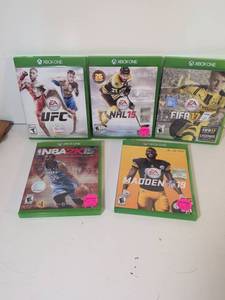 lot 90 image: EA Sports Xbox One Game Bundle - 7 Games