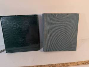 lot 125 image: Mead Canvasbacks Round Back Binders with Photo Pages