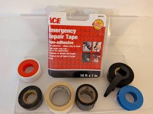 lot 130 image: Emergency Repair Tape and Electrical Tape Bundle