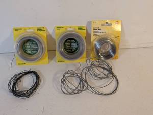 lot 132 image: Craft Wire Set - Aluminum and Galvanized Steel Wire Spools