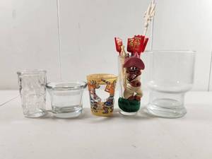lot 168 image: Mixed Drinkware Collection with Novelty Items and Cocktail Accessories