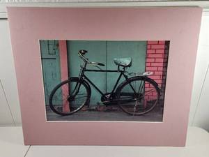 lot 198 image: Framed Bicycle Photography Print