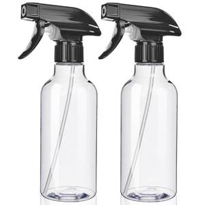 lot 63177 image: Spray Bottles 2-Pack, 10 Oz, Mist & Stream, Heavy Duty Spraying Empty Water Sprayer Bottle, BPA Free Plastic Refillable Containers for Cleaning Solutions, Plants, Hair, Essential Oils (Clear) - Retail $7
