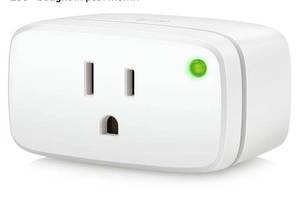 lot 63199 image: Eve Energy (Matter) - Smart Plug, App and Voice Control, 100% Privacy, Matter Over Thread, Works with Apple Home, Alexa, Google Home, SmartThings - Retail $25