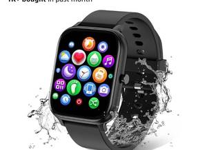 lot 63215 image: Smart Watch with Full Touch Screen and Fitness Tracker - Retail $25