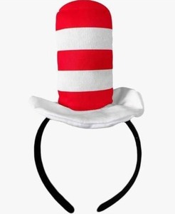 lot 63218 image: Red White Striped Headband for Halloween Themed Character Party, Cosplay Party Costume Favors Accessories - Retail $5