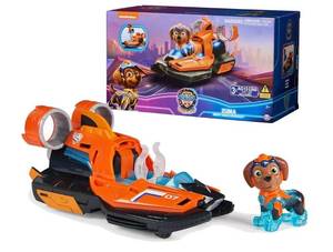 lot 63227 image: Paw Patrol The Mighty Movie, Toy Jet Boat with Zuma Mighty Pups Action Figure, Lights and Sounds, Kids Toys for Boys & Girls 3 - Retail $15