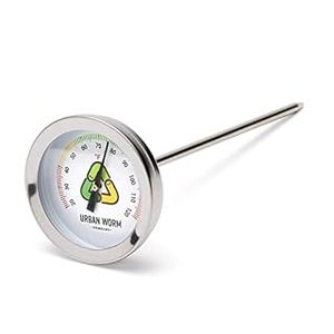 lot 63229 image: Urban Worm Soil Thermometer - Keep Microbes and Worms Happy for Gardening and Worm Composting (B08BK834K8) - Retail $10