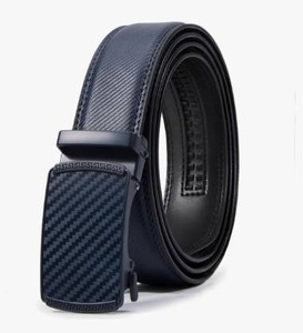 lot 63234 image: Mens Belt Leather Ratchet Belt for Men Dress Casual Every Day with Adjustable Buckle, Trim to Fit - Retail $15