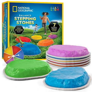 lot 63280 image: National Geographic Durable  Non-Slip Stepping Stones for Unisex Children - Retail $45