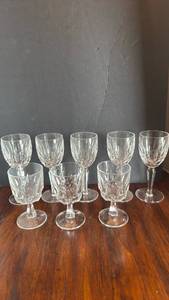 lot 1106 image: Waterford Crystal and other cordial glasses set of 8