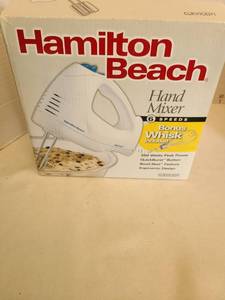 lot 1247 image: Hamilton Beach 6-Speed Hand Mixer with Whisk