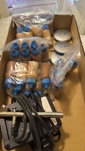 lot 1408 image: Aircraft Airbrush System with Paint Bottles and Accessories