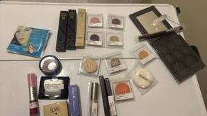 lot 1422 image: Professional Makeup Collection with Eyeshadows, lip liner, Cosmetic Tools and more