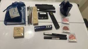 lot 1425 image: Makeup including Julie Hewett lip pencils and more
