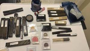 lot 1428 image: Premium Cosmetics Lot - Lip Liners, Eyeshadows, and Makeup Collection
