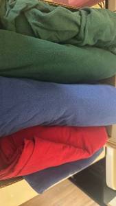 lot 1560 image: Flannel sheets and pillow case size double with mattress pad