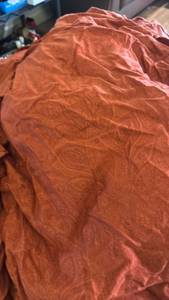 lot 1582 image: FullQueen feather blanket with duvet cover