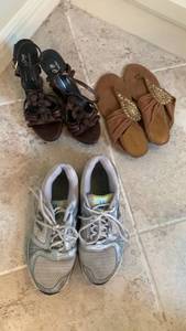lot 1604 image: Ladies shoes 8-8.5