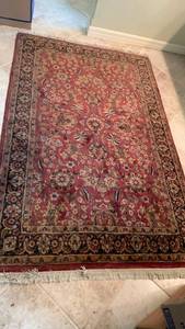 lot 1616 image: Pande Cameron classic wool area rug 6X4