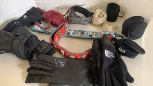 lot 1629 image: Belts, gloves and ear covers