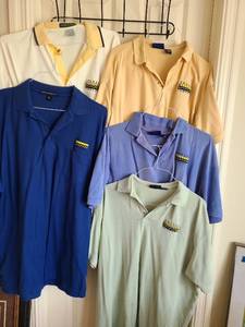 lot 1736 image: Mens polo shirts, Cheney Door Company, XXL
