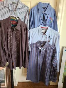 lot 1746 image: Mens long sleeve shirts, XXL