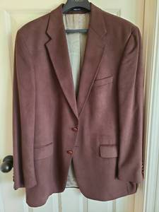 lot 1755 image: Ralph Lauren sport coat, brown, 46 tall.