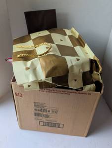 lot 3014 image: Mixed Gift Wrapping and velvet Christmas stockings