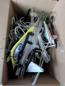 lot 3033 image: Mixed Lot of Clothing Hangers