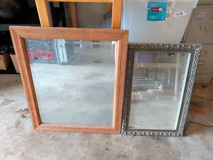 lot 3048 image: 2 decorative mirrors