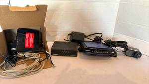 lot 3105 image: Mixed Network Equipment Bundle with Routers and Modems