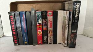 lot 3125 image: Mixed Fitness and Self Defense VHS Tape Collection