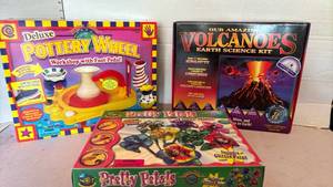 lot 3153 image: Childrens Educational Activity Kit Bundle - used so some contents missing