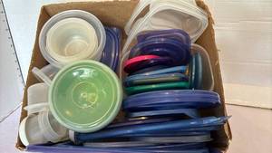 lot 3177 image: Mixed Lot of Plastic Food Storage Container Lids