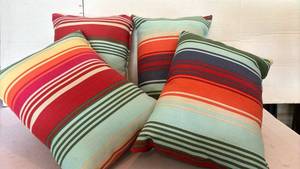 lot 3189 image: Four outdoor pillows