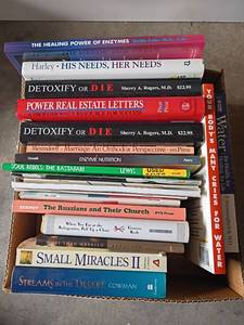lot 3433 image: Books.  Detoxify or Die