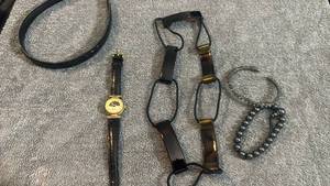 lot 1908 image: Fossil watch, necklace and more