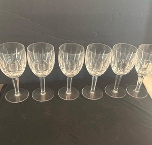 lot 1252 image: Waterford Crystal goblets  glasses set of 6