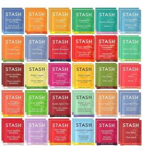 lot 6058 image: Stash Tea Bags Sampler Assortment (52 Count) 30 Different Flavors BB November 2028
