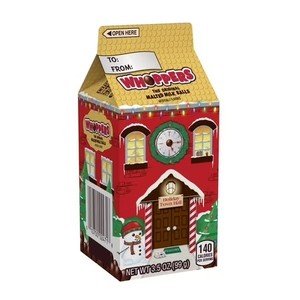 lot 6106 image: Case Pack 15- WHOPPERS Holiday Malted Milk Balls, 3.5 oz. BB July 2025. TASTE TESTED MMMMMM