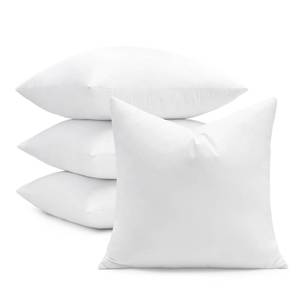 lot 5226 image: puredown� 20x20 Feather Down Pillow Inserts, 4 Pack Throw Pillow Inserts for Couch, Chairs, Office, Apartments