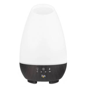 lot 5232 image: HealthSmart 500ML Essential Oil Diffuser for Large Rooms, Cool Mist Humidifier and Aromatherapy Diffuser, Adjustable Timer, Mist Mode and 7 LED Light Colors, White (Pack of 1)