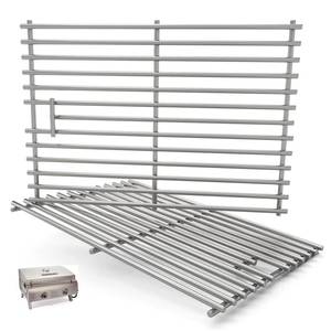 lot 5323 image: 306-20087 Cooking Grate for Cuisinart CGG-306 Gas Grill, Grid Grate Replacement Parts for Cuisinart Chefs Style CGG306 Portable Gas Grill Accessories, Stainless Steel 13 18L x 10 116W, 2 Packs