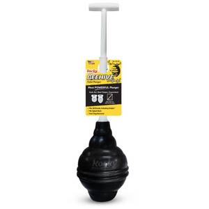 lot 5337 image: Korky BeehiveMAX Heavy Duty Toilet Plunger - Seals All Bowl Shapes Powerful Clog Removal