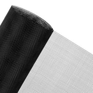 lot 5346 image: Rindion 48x102 Inch Window Screen Replacement, DIY Adjustable Pet-Proof Patio Screen, Anti-Mosquito Window Screen Mesh for Porch and Sliding Doors (Black)