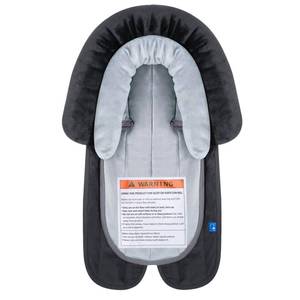lot 5353 image: COOLBEBE New 2-in-1 Babybody Supports for Baby Newborn Infants - Extra Soft Stroller Cushion Pads Car Seat Insert, Seasons, Black