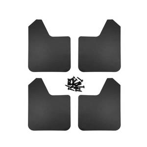 lot 5366 image: Moioee 4PCS Universal Car Mud Flaps, Vehicles Mudguard Splash Guards Front and Rear Set, Flexible and Bendable Mudflaps Dirty Fenders, Auto Accessories Compatibility with Pickup SUV Van (Black)