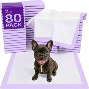 lot 5387 image: GREEN LIFESTYLE Pee Pads - Super Absorbent & Leak-Proof Pee Pads for Dogs - Puppy Pads - Waterproof Dog Pads, Dog Training Pads for Cats, Rabbits (Pack of 80 - 22x22)